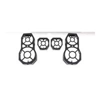 Interior Accesorios Para Land Para Rover Para Defender 90 110 130 2004-2019 Cubierta Red Señal Giro Coche Negra Metal Cubierta Protectora Accesorios Coche Decoración Consola Central(Style D)