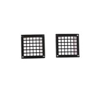 Interior Accesorios Para Land Para Rover Para Defender 90 110 130 2004-2019 Cubierta Red Señal Giro Coche Negra Metal Cubierta Protectora Accesorios Coche Decoración Consola Central(Style H)