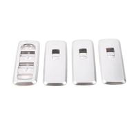 Interior Accesorios Para Land Para Rover Para Discovery 4 10-16 Para Range Para Rover Para Sport 10-13 ABS Carbono Elevalunas Coche Interruptor Panel Decoración Consola Central(Style A-Silver)