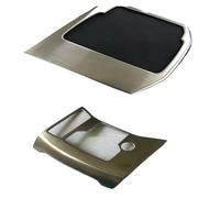 Interior Accesorios Para Mazda Para CX-5 Para CX5 KF 2017-2024 Cubierta Caja Cambios Fibra Carbono Moldura Decoración Embellecedor Marco Interiores Decoración Consola Central(LHD Silve Model)