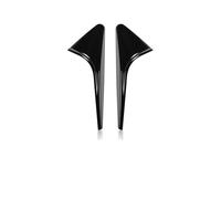 Interior Accesorios Para Tesla Para Modelo 3Y Para Highland Para Juniper Cámara Lateral Cubierta Protección Fibra Carbono Tablero Hoja Pegatina Decoración Consola Central(Glossy black)