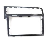 Interior Accesorios Para VW Para Golf 7,5 Para Golf 7 MK7 Bisel Pantalla 8 Pulgadas/9,2 Pulgadas Piano Negro Marco MIB Panel De Radio Marco Decorativo Decoración Consola Central(9.2 inch grey)
