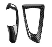 Interior Accesorios Textura Fibra Carbono Para Para F10 F15 F07 F20 F21 F22 F32 F34 F35 F30 5GT Marco Panel Cambio Marchas Perilla Engranaje Cubierta Embellecedora Cabeza(A C LHD)
