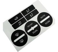 Interior automotriz Compatible Con VW Para GOLF Mk5 04-08 Para PASSAT 05-10 Coche Aire Acondicionado Ac Botón De Control De Clima Reparación Pegatinas Calcomanías Accesorios De Coche