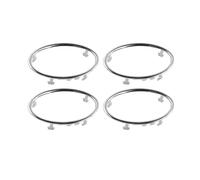 Interior Automóvil 4 Pegatinas Decorativas Para Salida Aire Acondicionado Coche Para Ford Para Focus 2 MK2 2005-2013(Electroplate)