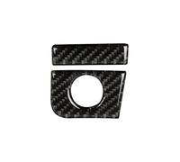 Interior Automóvil Accesorios Para Ford Para Mustang Para GT 2015-2021 Caja Almacenamiento Del Copiloto Cubierta Panel Interruptores Pegatinas Embellecedoras(Black(RHD))