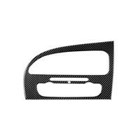 Interior Automóvil Adhesivo Fibra Carbono Suave Para Seat Para Leon 2005-2012 Volante A La Izquierda/derecha Para Panel Instrumentos Y Aire Acondicionado(For RHD Black)