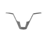 Interior Automóvil Para CRV 2007-2011 Accesorios Interior Fibra Carbono Cubierta Del Panel Volante En Forma U Adhesivo