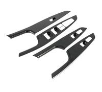 Interior Automóvil Para Hyundai Para Tucson 2015-2020 Accesorios Coche ABS Mate Manija Interior Puerta Interruptor Ventana Eléctrica Cubierta Embellecedora Molduras Interiores Coche(Carbon fiber Black