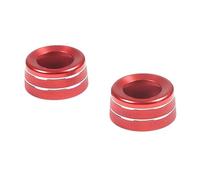 Interior Automóvil Para Infiniti Para G25 Para G27 Para G37 2007-2013 Aleación Aluminio Plata Asiento Coche Anillo La Perilla Cubierta Embellecedor Adhesivo(Rojo)