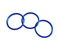 Interior Automóvil Para Mazda MX5 CX3 MX-5 Para RF Para ND Auto Aire Acondicionado AC Salida Ventilación Anillo Embellecedor Estilo Coche(Azul)