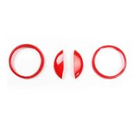 Interior Automóvil Para Mercedes Para Smart 451 Para Fortwo Pegatinas Decorativas Para Salida Aire Tablero Interior Automóvil Accesorios Para El Automóvil(Rojo)