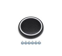 Interior Automóvil Para MINI Para R55 Para R56 Para R57 Para R58 Para R59 Puerta Delantera Del Coche Panel Rejilla Cubierta Altavoz Graves Izquierdo Y Derecho(Plata)