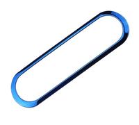 Interior Automóvil Para Nissan Para Kicks 2017-2022 Cubierta Panel Aire Acondicionado Automóvil Embellecedor Perilla Aire Pegatina Accesorios Interiores(Azul)