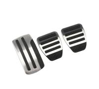 interior automóvil Para Nissan Para X-trail T31 2010-2013 Para Qashqai J10 2012-2015 Para Teana 2010-2017 Pedales Freno Gas Coche Acero Inoxidable Cubierta Pedal Calcomanías para tablero(MT)