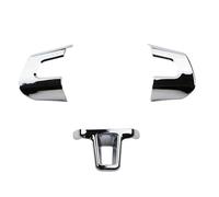 Interior automóvil para VW para Golf 6 MK6 para Polo para Jetta MK5 2011 2012 2013 para Volante Bora Embellecedor Cromado Cubierta Lentejuelas Pegatina ABS Accesorios para Interior Coche