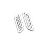 Interior Automóvil Para VW Para T-ROC 2017-2023 Interior Superior A/C Cubierta Ventilación Salida Aire Embellecedor ABS Accesorios Coche 2 Piezas(Matte)