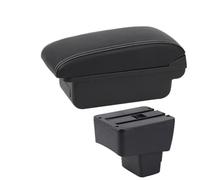 Interior Caja De Almacenamiento Reposabrazos Para Mazda 2 CX-3 CX3 2018 2019 2020 Reposabrazos Cuero. Accesorio De Almacenamiento Consola Central Accesorios(C white line)