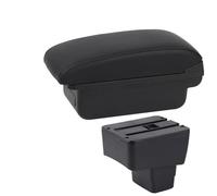 Interior Caja De Almacenamiento Reposabrazos Para Mazda 2 CX-3 CX3 2018 2019 2020 Reposabrazos Cuero. Accesorio De Almacenamiento Consola Central Accesorios(C black line)