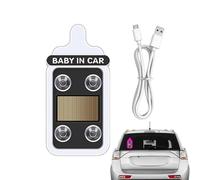 Interior Car Lights, Solar Powered Illumination, LED Energy Efficient Cabin Lighting for Cars with Strong Suction Mount Trucks, Sedans, SUVs, Window and Glass Surfaces, Travel, Road Trips