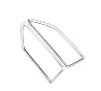 Interior Coche 2 Unids/set Medio Aire Acondicionado Tablero Cubierta Ventilación Embellecedor Para Ford Para Ranger 2015 2016 2017 2018 2019 2020(Sliver)