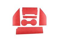 Interior Coche Accesorios Alfombrilla De Taza Para Ford Para Mustang GT 2024 2025 Alfombrilla Goma Antideslizante A Prueba Polvo Pegatina Para Ranura Puerta Car Interior(LHD Red)