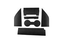 Interior Coche Accesorios Alfombrilla De Taza Para Ford Para Mustang GT 2024 2025 Alfombrilla Goma Antideslizante A Prueba Polvo Pegatina Para Ranura Puerta Car Interior(RHD Black)