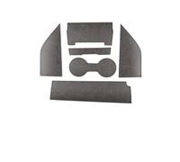Interior Coche Accesorios Alfombrilla De Taza Para Ford Para Mustang GT 2024 2025 Alfombrilla Goma Antideslizante A Prueba Polvo Pegatina Para Ranura Puerta Car Interior(RHD Gray)