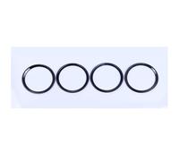 Interior Coche Accesorios Coche Embellecedor Anillo Altavoz Puerta Para Land Para Rover Para Discovery Para Sport 2015-2017(4pcs Gloss black)