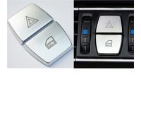 Interior Coche Accesorios Para 5 GT5 6 7 X3 X4 F10 F07 F06 F20 F30 F32 F01 F02 Cromo ABS Decoración Botones Interiores Coche Cubierta Lentejuelas Pegatina Embellecedora(E)