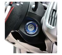 Interior Coche Accesorios Para Ford Para Focus 2 MK2 3 MK3 Para Kuga Para Escape Para Piezas Everest Interruptor Llave Pegatina Embellecedor Pegatinas Circulares Orificio(Carbon Blue)
