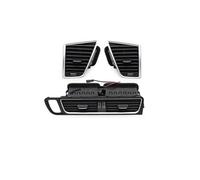 Interior Coche Accesorios Para Q5 2009-2018 LHD Tablero Frontal Izquierdo Derecho Medio Aire Acondicionado AC Rejilla De Ventilación Conjunto De Salida Car Interior(LHD-3X SET)