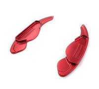 Interior Coche Compatible Con Freelander 2 Para LR2 2011 2012 2013 2014 2015 2 Piezas De Extensión De Palanca De Cambios De Volante De Aleación De Aluminio(Red)