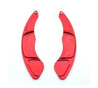 Interior coche Compatible con para Scirocco 2015-2017, paletas de cambio de volante de automóvil y extensor de palanca de cambios, interior del automóvil(Red)