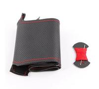interior coche Compatible con Peugeot para Expert 2016 2017 2018 2019 2020 2021 2022 Funda para volante de coche(Red thread)