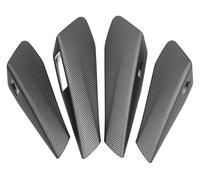 Interior Coche Cubierta Decorativa Panel Portavasos Consola Central Embellecedor Reposabrazos Manija Puerta Estilo Fibra Carbono Para VW Para ID.4 2021-2024(Matt Carbon Pattern,Door handle)