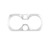 Interior Coche Embellecedor Compatible Con Series 3 G20 G28 2019 2020 2021 Pegatina Para Palanca Cambios Coche Portavasos Agua Cubierta Panel Accesorios(Silver)