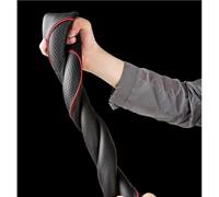 interior coche Funda para volante compatible con cubierta de 14.5 a 15 pulgadas diseño de venas antideslizantes(Brown)