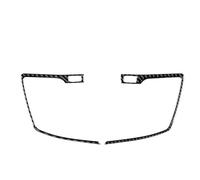 Interior Coche Marco Salida Ventilación Central Coche Molduras Interiores Fibra Carbono Suave Real Para Accord 2013-2017 Volante A La Izquierda Accesorios Interior Coche(Small Hole Black)