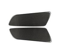 Interior Coche Para Ford Para Mustang GT 2015-2021 Fibra Carbono Panel Interior Puerta Trasera Pegatinas Embellecedoras Calcomanías Cubierta Decorativa(Negro)