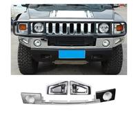 Interior Coche Para Hummer H2 2003 2004 2005 2006 2007 2008 2009 ABS Parachoques Delantero Inferior Moldura Cubierta De Luces Antiniebla Delanteras Accesorios Coche Interior(Style C)