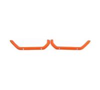 Interior Coche Para Jeep Para Wrangler JL Para Gladiator JT 2018 2019-2024 Caja Almacenamiento Puerta Coche Bolsa Cuerda Marco Decorativo Accesorios Automóvil(2 door orange)
