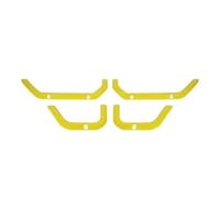 Interior Coche Para Jeep Para Wrangler JL Para Gladiator JT 2018 2019-2024 Caja Almacenamiento Puerta Coche Bolsa Cuerda Marco Decorativo Accesorios Automóvil(4 door yellow)