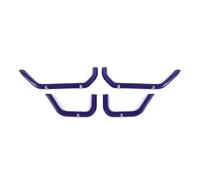 Interior Coche Para Jeep Para Wrangler JL Para Gladiator JT 2018 2019-2024 Caja Almacenamiento Puerta Coche Bolsa Cuerda Marco Decorativo Accesorios Automóvil(4 door purple)