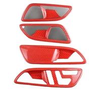 Interior Coche Para M&ercedes Para B&enz A GLA CLA Clase W176 X156 C117 2013-2018 Botones Puerta Carbono Panel Ajuste Asiento Cubierta Pegatinas Embellecedor