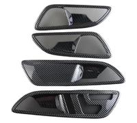 Interior Coche Para M&ercedes Para B&enz A GLA CLA Clase W176 X156 C117 2013-2018 Decoración Fibra Carbono Botones Puerta Coche Panel Cubierta Embellecedor