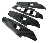 Interior Coche Para Mazda 3 Para Axela 2017 Manija Puerta Fibra Carbono Interruptor Elevalunas Eléctrico Cubierta Botón Marco Embellecedor Adhesivo Accesorios