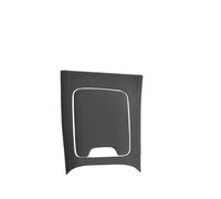 Interior Coche Para Mercedes-Benz Clase C W206 C200 C260 C300 2022 2023 2024 Panel Consola Central Interior Automóvil Cubierta Control Adhesivos Embellecedores Cubierta Panel(Negro)