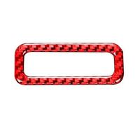 Interior Coche Para Serie 3 E46 1999-2004 Accesorios De Fibra Carbono Interior Coche Techo Solar Interruptor Manija Marco Decorativo Pegatinas Cubierta Embellecedora(Rojo)