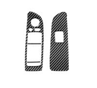 Interior Coche Pegatina De Fibra De Carbono Para El Panel De Elevalunas De Para BMW Serie 1 E81 E82 E87 E88 2008-2013(A)